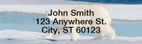 Polar Bears Narrow Address Labels | LRANI-13