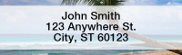 Beachfront Views Narrow Address Labels | LREVC-26