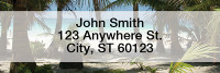 Beachfront Views Narrow Address Labels | LREVC-26