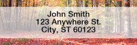 Autumn Roads Narrow Address Labels | LRFUN-73