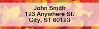 Fall Leaves Narrow Address Labels | LRFUN-76