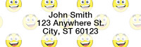 Smilies Rectangle Address Labels | LRGEO-08