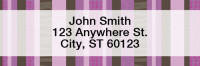 Modern Stripes Narrow Address Labels | LRGEO-13