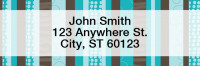 Modern Stripes Narrow Address Labels | LRGEO-13