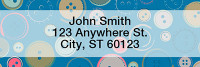 Cute as a Button Narrow Address Labels | LRGEP-002