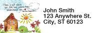 Home Sweet Home Rectangle Address Labels by Amy S. Petrik | LRRAMY-17