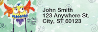 Inspiring Owls Rectangle Address Labels | LRRAMY-18