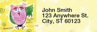 Inspiring Owls Rectangle Address Labels | LRRAMY-18
