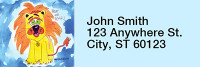 Encouraging Zoo Animals Rectangle Address Labels | LRRAMY-20