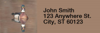 Duck Hunting Rectangle Address Labels | LRRANI-20