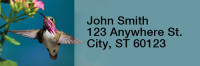Hummingbirds Rectangle Address Labels | LRRANI-25