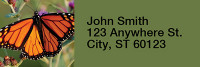 Monarch Butterflies Rectangle Address Labels | LRRANI-38