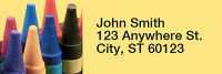 Crayons Narrow Address Labels | LRREDU-01