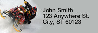 Snowmobiling Narrow Address Labels | LRRSPO-11