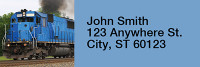 Diesel Trains Narrow Address Labels | LRRTRA-08