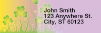 Shamrock Shuffle Narrow Address Labels | LRRTVL-18