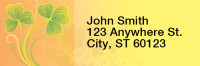 Shamrock Shuffle Narrow Address Labels | LRRTVL-18