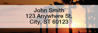 Island Paradise Rectangle Address Labels | LRSCE-02