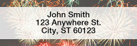 Fireworks Narrow Address Labels | LRSCE-03