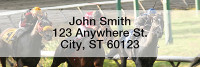 Horse Racing Narrow Address Labels | LRSPO-08