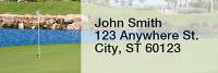Scenic Courses Rectangle Address Labels | LRSPO-19