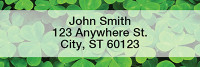 More Clovers Narrow Address Labels | LRTVL-14