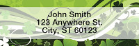 Stylistic Clovers Narrow Address Labels | LRTVL-16