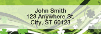 Stylistic Clovers Narrow Address Labels | LRTVL-16