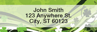 Stylistic Clovers Narrow Address Labels | LRTVL-16