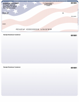 Patriotic Top Laser Checks | LTC-PAT01
