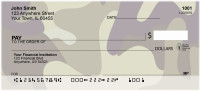 Camouflage Browns and Golds Personal Checks | MIL-08