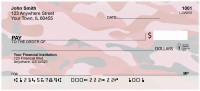 Camouflage - Pinks And Corals Personal Checks | MIL-27