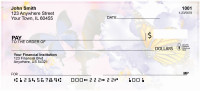 Spring Time Butterflies Personal Checks | NAT-80