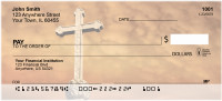 Crosses - Golden Crosses Personal Checks | REL-17