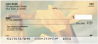 Crosses - Golden Crosses Personal Checks | REL-17