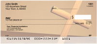 Crosses - Golden Crosses Personal Checks | REL-17