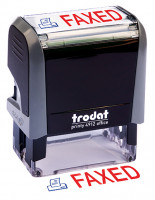 "Faxed" Message Stamp | STA-TRO-FAX