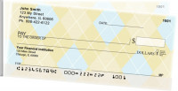 Classic Argyle Side Tear Personal Checks  | STGEO-11