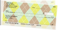 Classic Argyle Side Tear Personal Checks  | STGEO-11