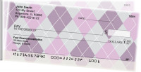 Classic Argyle Side Tear Personal Checks  | STGEO-11