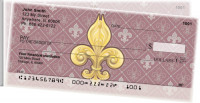 Fleur-de-lis Side Tear Personal Checks | STGEP-64