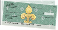 Fleur-de-lis Side Tear Personal Checks | STGEP-64