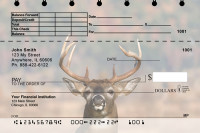 Big Horned Buck Deer Top Stub Personal Checks | TSANK-71