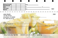 Spring Rose Bouquet Top Stub Personal Checks | TSFLO-41