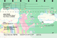 Cartoon Unicorns Top Stub Checks | TSFUN-98