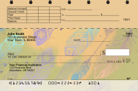 Painted Feathers Top Stub Checks | TSFUN-99