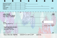 Painted Feathers Top Stub Checks | TSFUN-99