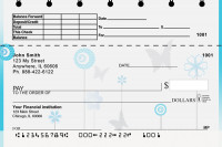 Butterflies Floating Top Stub Personal Checks  | TSGEO-22