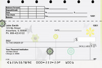 Butterflies Floating Top Stub Personal Checks  | TSGEO-22