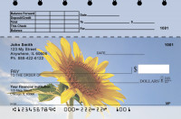 Sunflowers Top Stub Personal Checks  | TSNAT-08